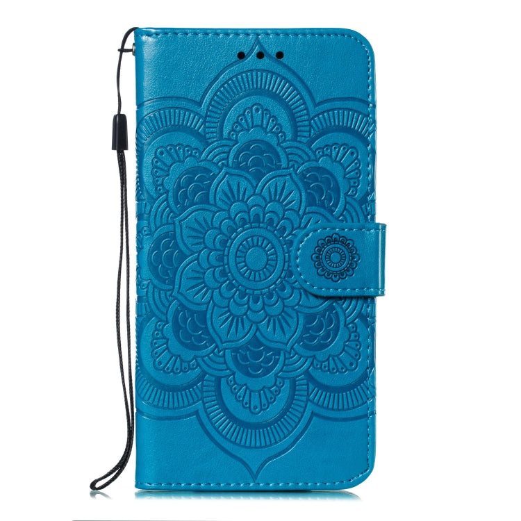 Mandala Embossing Pattern Horizontal Flip Leather Case for Samsung Galaxy A70, with Holder & Card Slots & Wallet & Photo Frame &  Lanyard