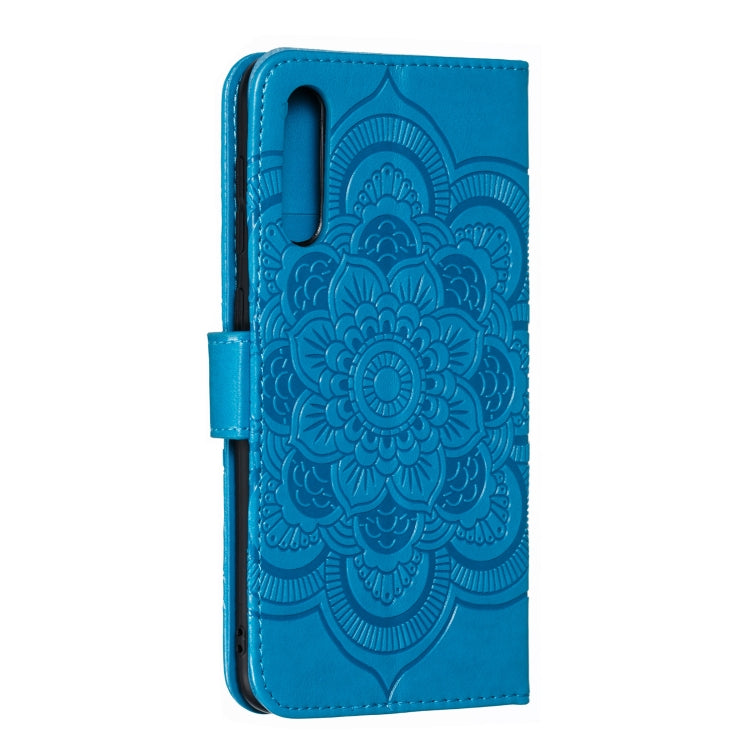 Mandala Embossing Pattern Horizontal Flip Leather Case for Samsung Galaxy A70, with Holder & Card Slots & Wallet & Photo Frame &  Lanyard