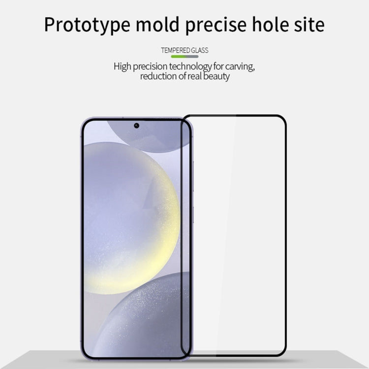 For Samsung Galaxy S24 FE 5G MOFI 9H 2.5D Full Screen Tempered Glass Film - Black