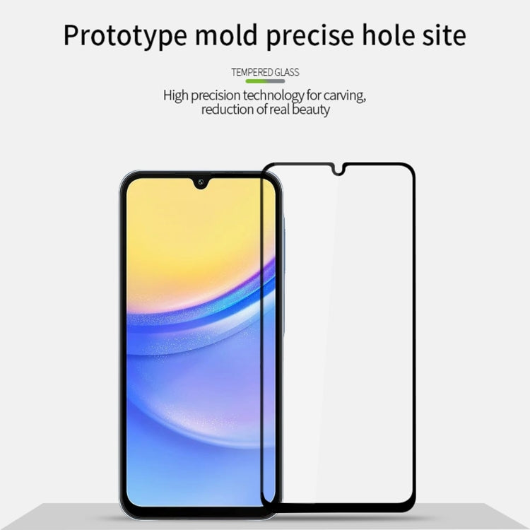 ForSamsung Galaxy A16 5G MOFI 9H 2.5D Full Screen Tempered Glass Film - Black