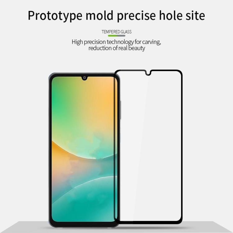 For Samsung Galaxy M06 / F06 / A06 MOFI 9H 2.5D Full Screen Tempered Glass Film - Black