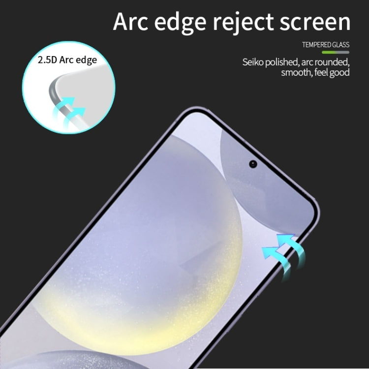 For Galaxy S24 FE 5G PINWUYO 9H 2.5D Full Screen Tempered Glass Film - Black