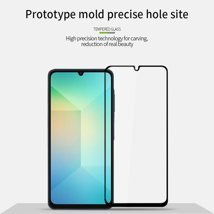 For Galaxy A06 PINWUYO 9H 2.5D Full Screen Tempered Glass Film - Black