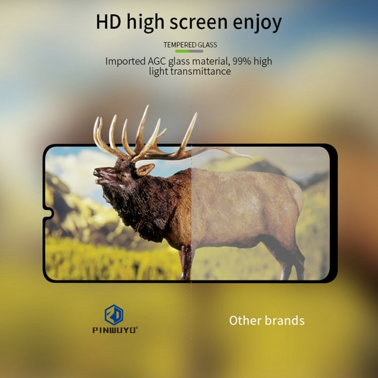For Galaxy A06 PINWUYO 9H 2.5D Full Screen Tempered Glass Film - Black