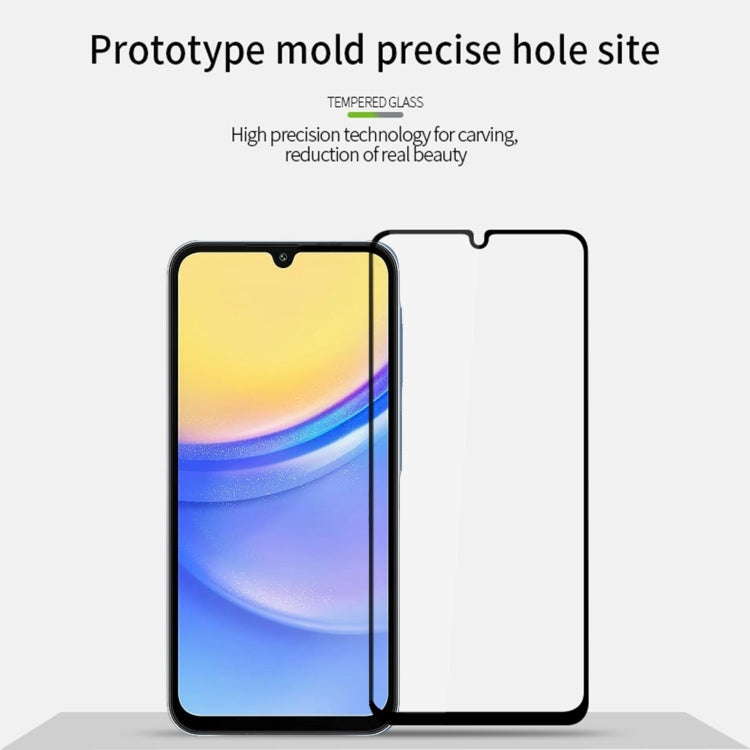 For Galaxy A16 5G PINWUYO 9H 2.5D Full Screen Tempered Glass Film - Black