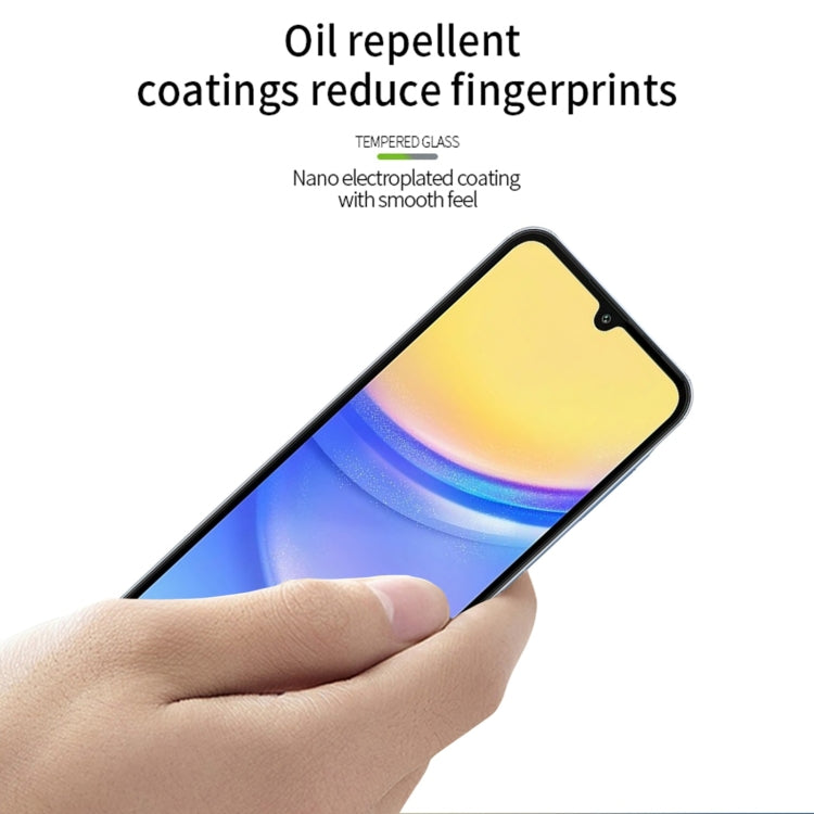 For Galaxy A16 5G PINWUYO 9H 2.5D Full Screen Tempered Glass Film - Black