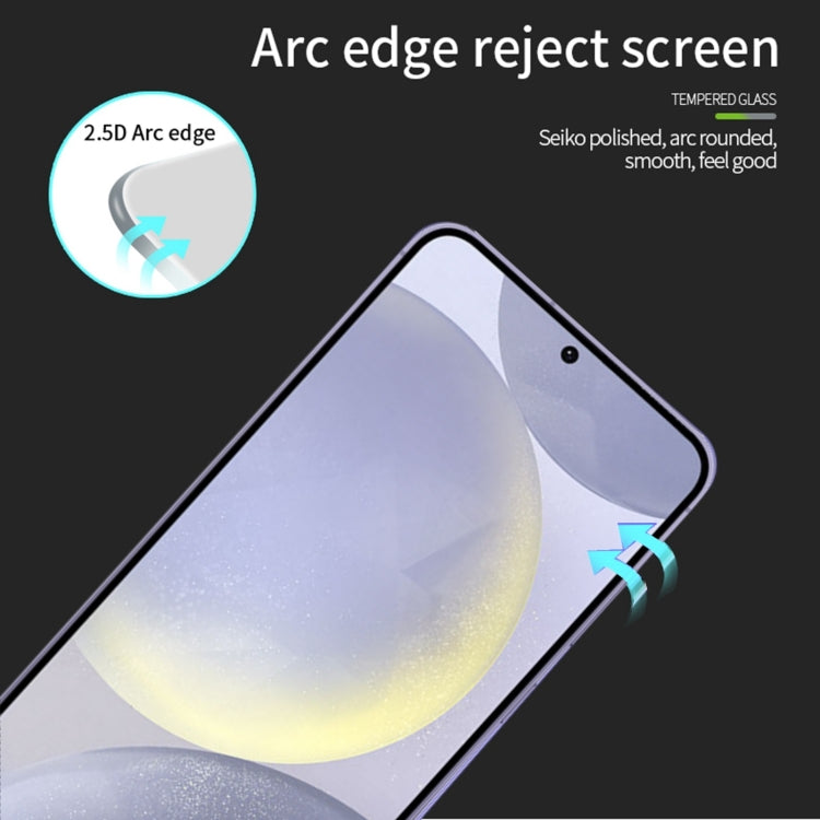 For Galaxy S25 5G PINWUYO 9H 2.5D Full Screen Tempered Glass Film - Black