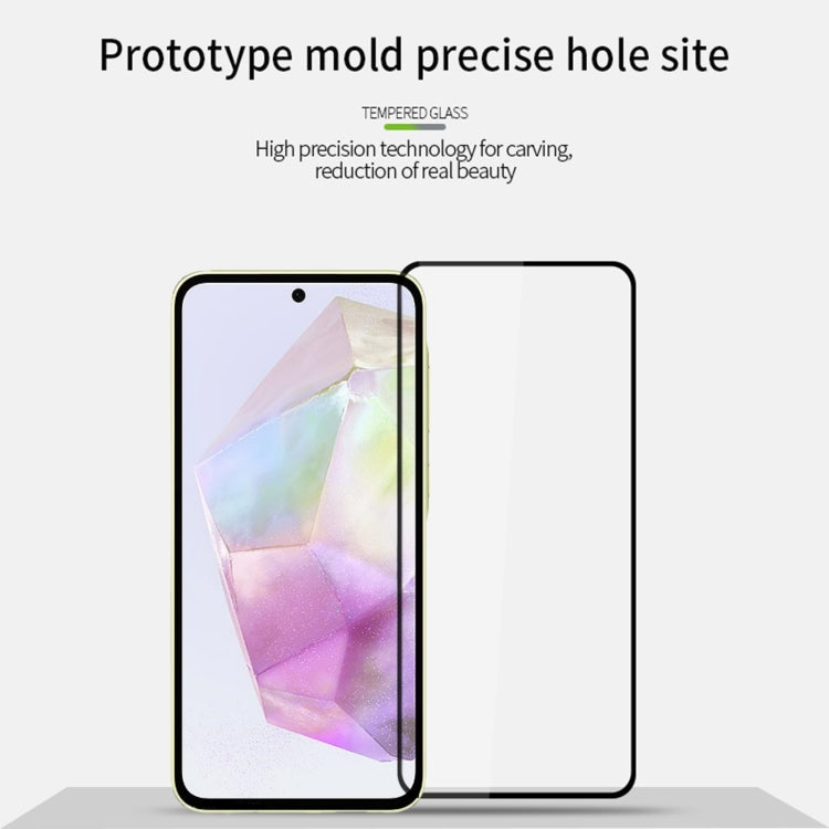 For Galaxy A36 / A56 PINWUYO 9H 2.5D Full Screen Tempered Glass Film - Black