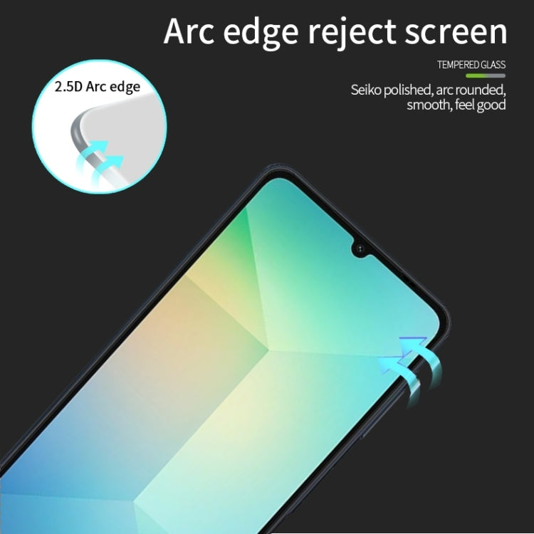 For Galaxy A26 5G PINWUYO 9H 2.5D Full Screen Tempered Glass Film - Black