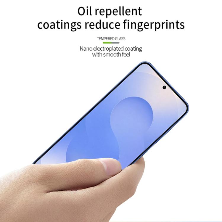 For Galaxy S25 Edge 5G PINWUYO 9H 2.5D Full Screen Tempered Glass Film - Black