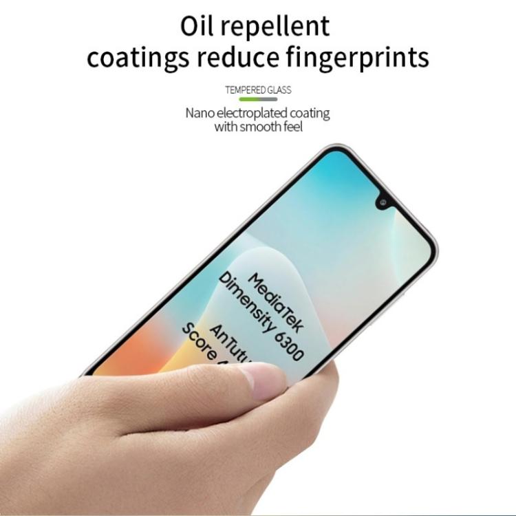 For Galaxy M16 5G PINWUYO 9H 2.5D Full Screen Tempered Glass Film - Black