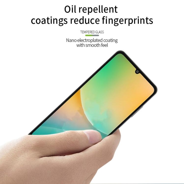 For Galaxy M06 5G PINWUYO 9H 2.5D Full Screen Tempered Glass Film - Black