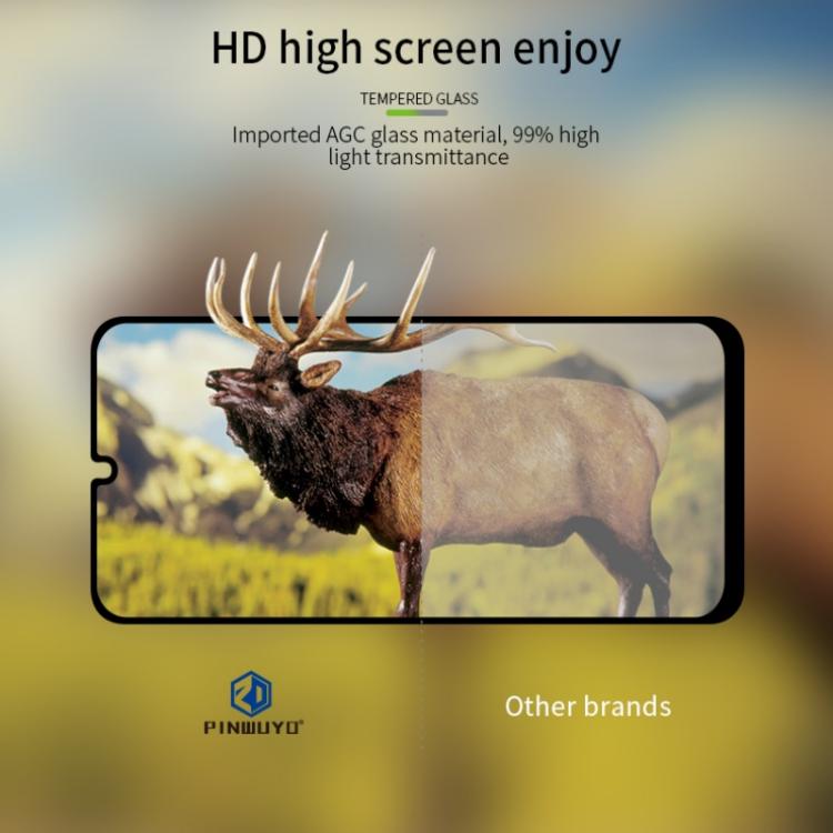 For Galaxy M06 5G PINWUYO 9H 2.5D Full Screen Tempered Glass Film - Black