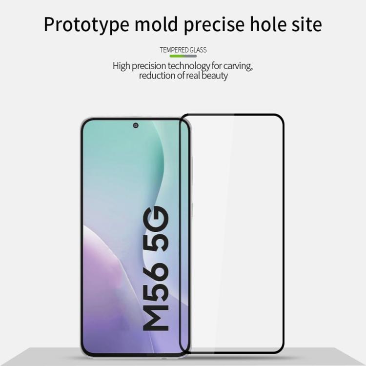 For Galaxy M56 PINWUYO 9H 2.5D Full Screen Tempered Glass Film - Black