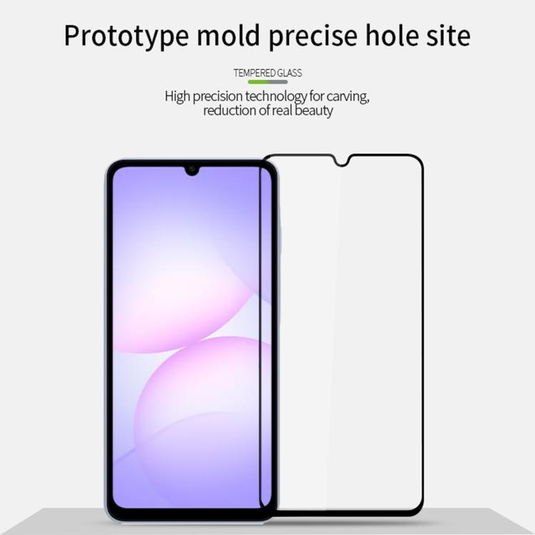 For Galaxy A07 4G PINWUYO 9H 2.5D Full Screen Tempered Glass Film - Black