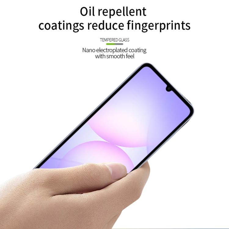 For Galaxy A07 4G PINWUYO 9H 2.5D Full Screen Tempered Glass Film - Black