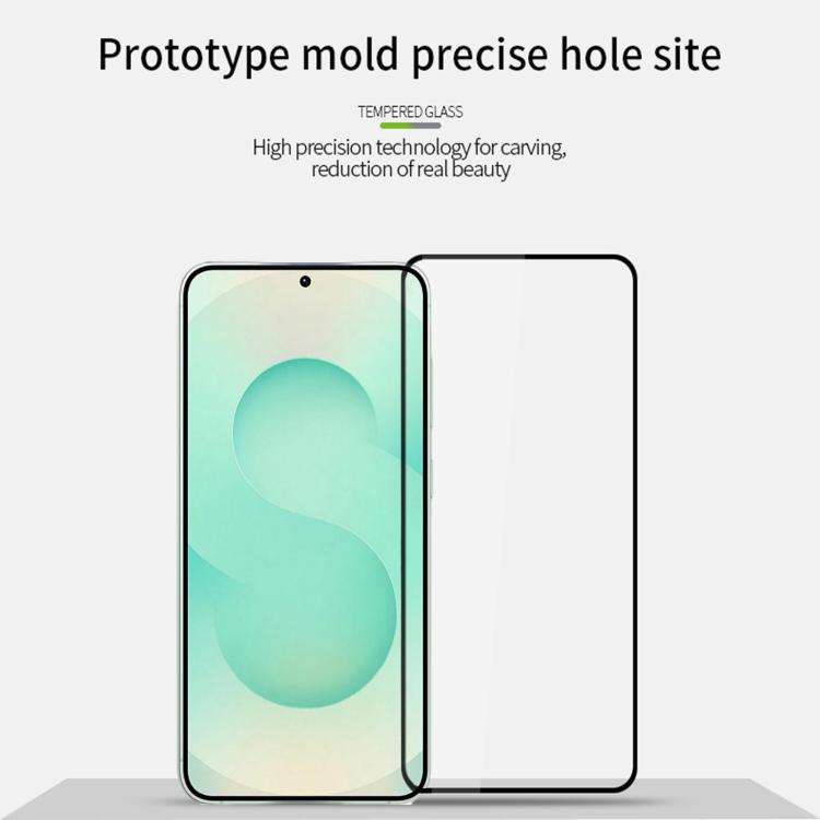 For Galaxy S26+ 5G Unlock PINWUYO 9H 2.5D Full Screen Tempered Glass Film - Black