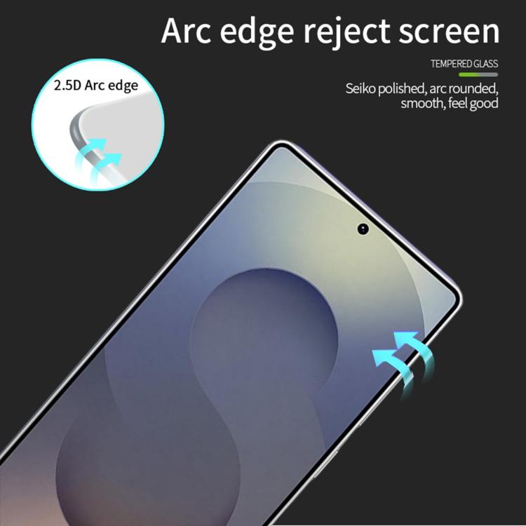 For Galaxy S26 Ultra 5G Unlock PINWUYO 9H 2.5D Full Screen Tempered Glass Film - Black