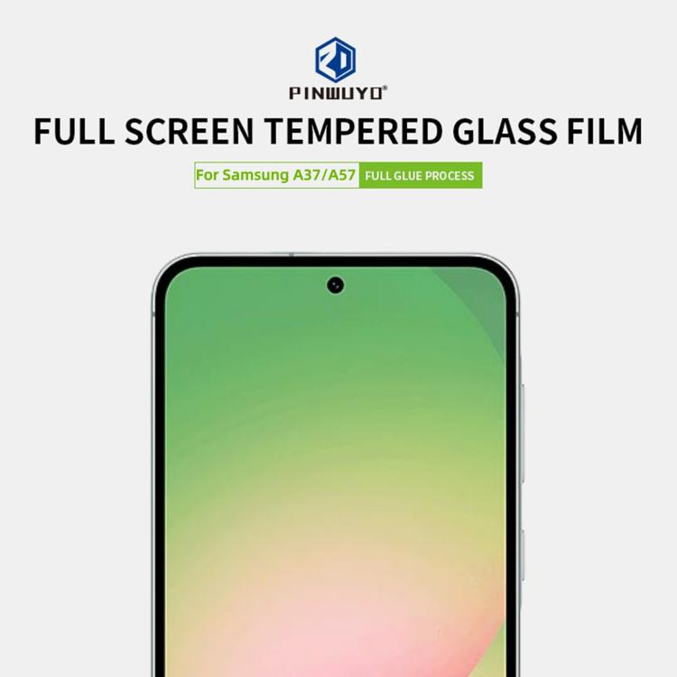 For Galaxy A37 5G PINWUYO 9H 2.5D Full Screen Tempered Glass Film - Black