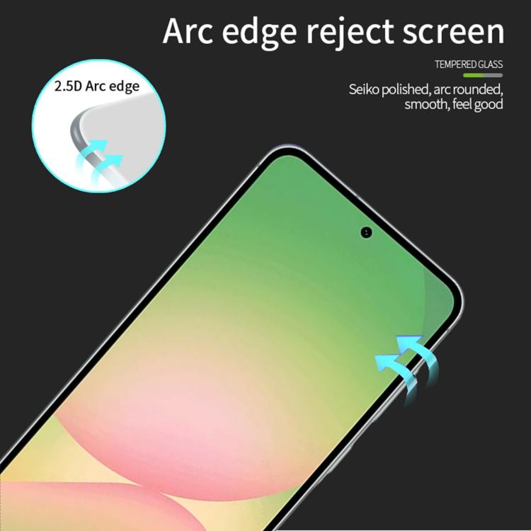 For Galaxy A57 5G PINWUYO 9H 2.5D Full Screen Tempered Glass Film - Black