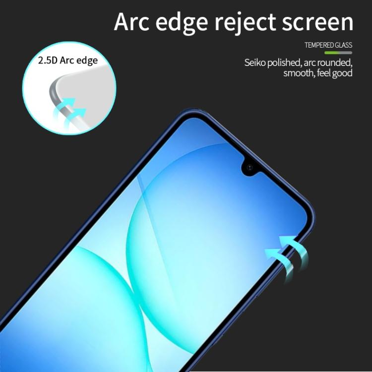 For Galaxy A27 5G PINWUYO 9H 2.5D Full Screen Tempered Glass Film - Black