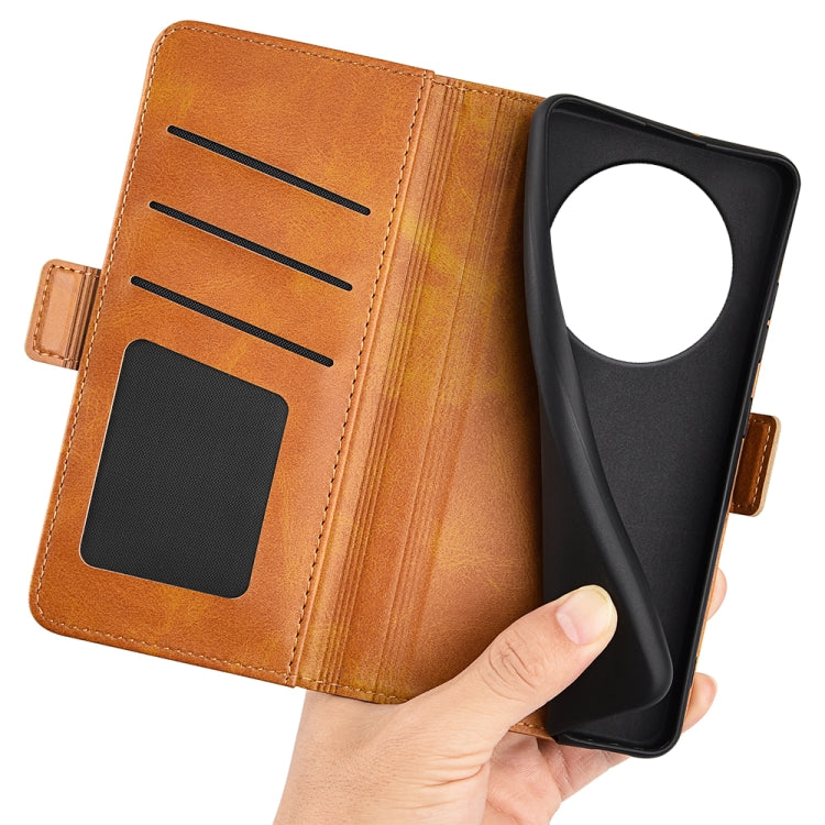 For Xiaomi Redmi Note 13 4G Dual-side Magnetic Buckle Horizontal Flip Leather Phone Case