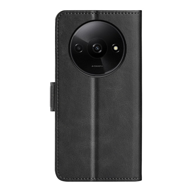 For Xiaomi Redmi A3 Dual-side Magnetic Buckle Horizontal Flip Leather Phone Case