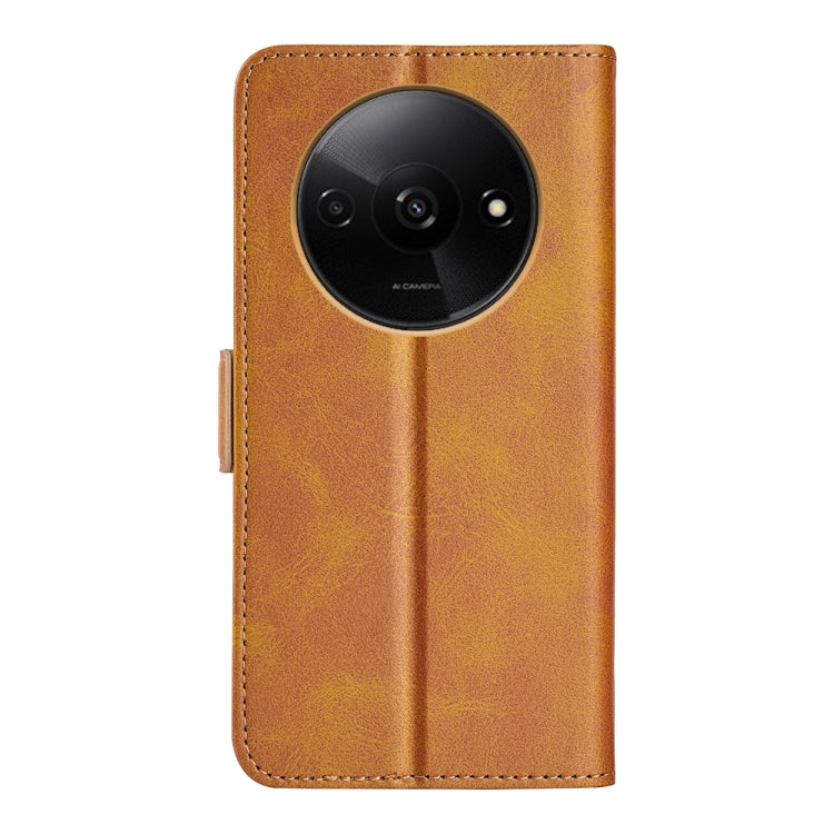For Xiaomi Redmi A3 Dual-side Magnetic Buckle Horizontal Flip Leather Phone Case