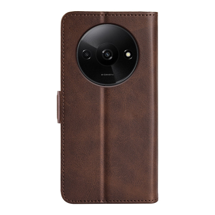 For Xiaomi Redmi A3 Dual-side Magnetic Buckle Horizontal Flip Leather Phone Case