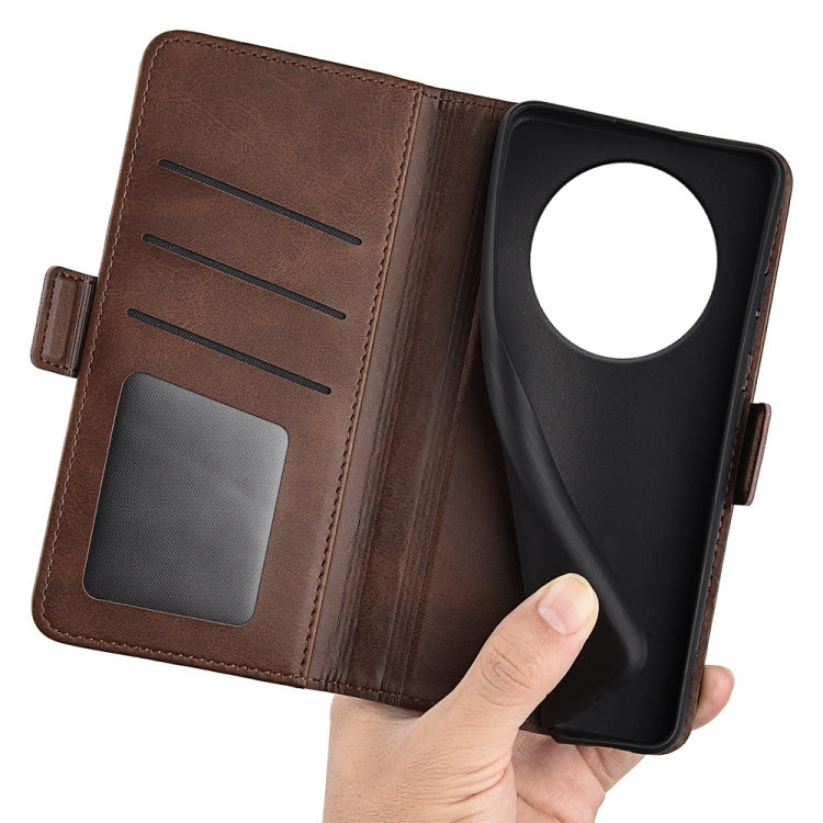 For Xiaomi Redmi A3 Dual-side Magnetic Buckle Horizontal Flip Leather Phone Case