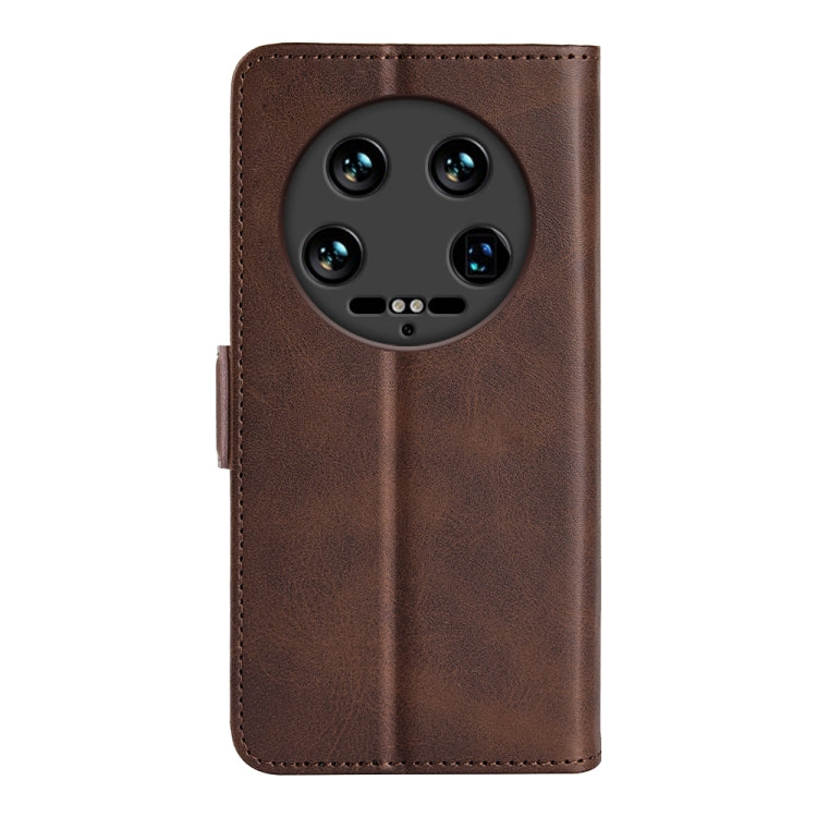 For Xiaomi 14 Ultra Dual-side Magnetic Buckle Horizontal Flip Leather Phone Case