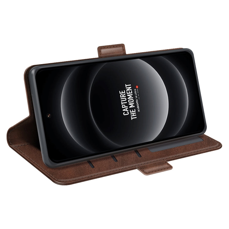 For Xiaomi 14 Ultra Dual-side Magnetic Buckle Horizontal Flip Leather Phone Case