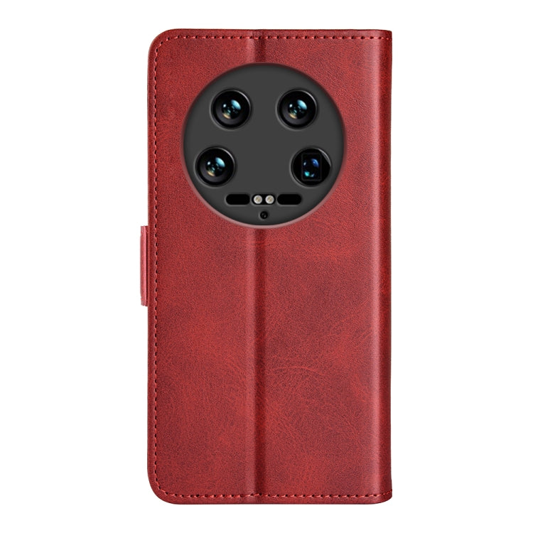 For Xiaomi 14 Ultra Dual-side Magnetic Buckle Horizontal Flip Leather Phone Case