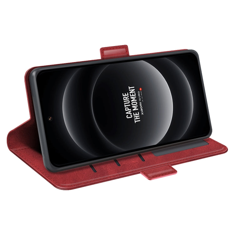 For Xiaomi 14 Ultra Dual-side Magnetic Buckle Horizontal Flip Leather Phone Case