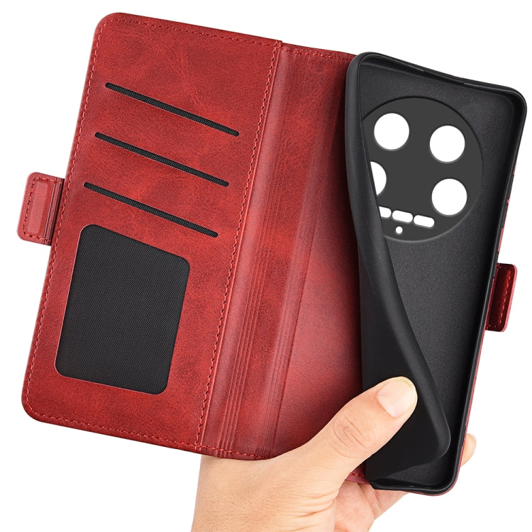 For Xiaomi 14 Ultra Dual-side Magnetic Buckle Horizontal Flip Leather Phone Case