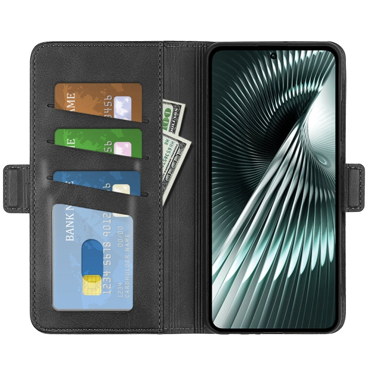For Xiaomi Redmi Turbo 3 Dual-side Magnetic Buckle Horizontal Flip Leather Phone Case