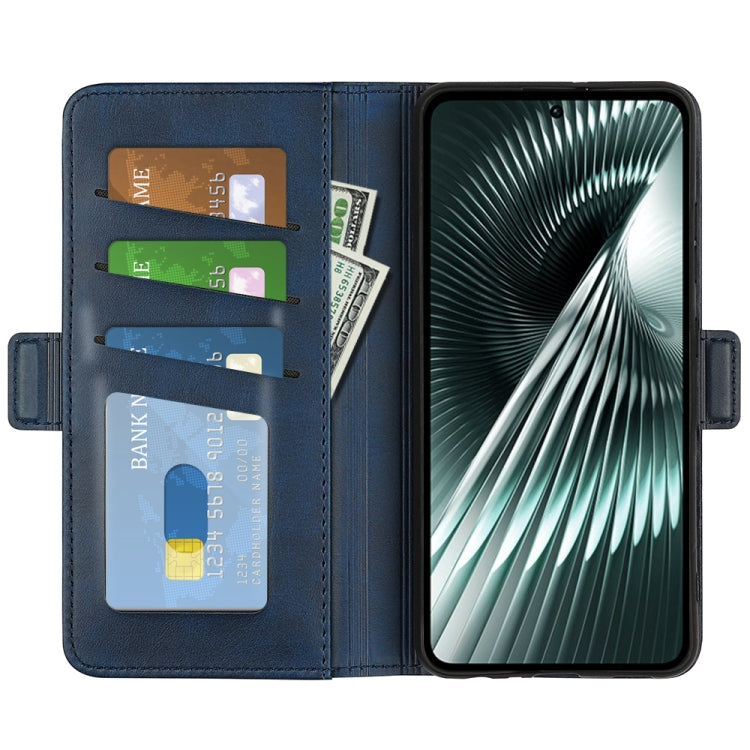 For Xiaomi Redmi Turbo 3 Dual-side Magnetic Buckle Horizontal Flip Leather Phone Case