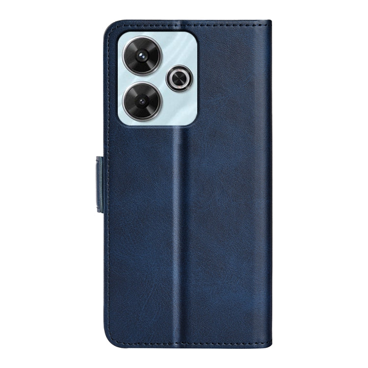 For Xiaomi Redmi Note 13R 5G Dual-side Magnetic Buckle Horizontal Flip Leather Phone Case