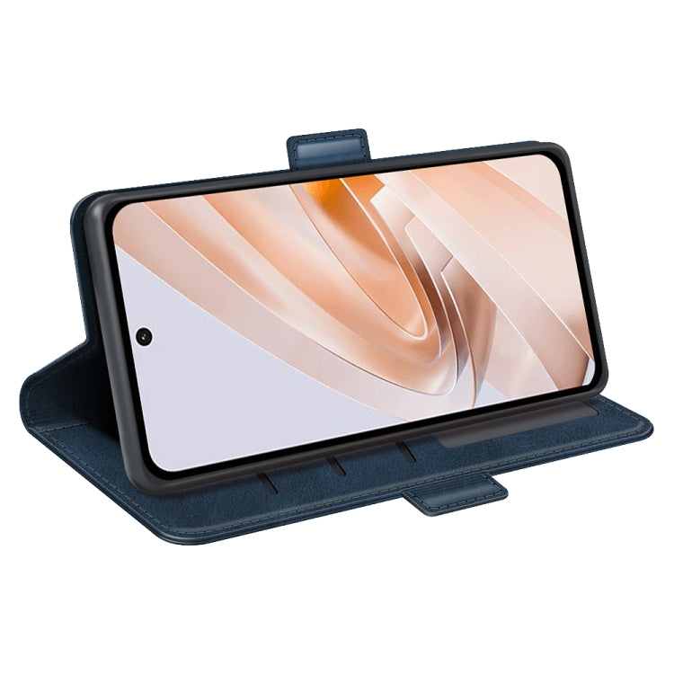 For Xiaomi Redmi Note 13R 5G Dual-side Magnetic Buckle Horizontal Flip Leather Phone Case