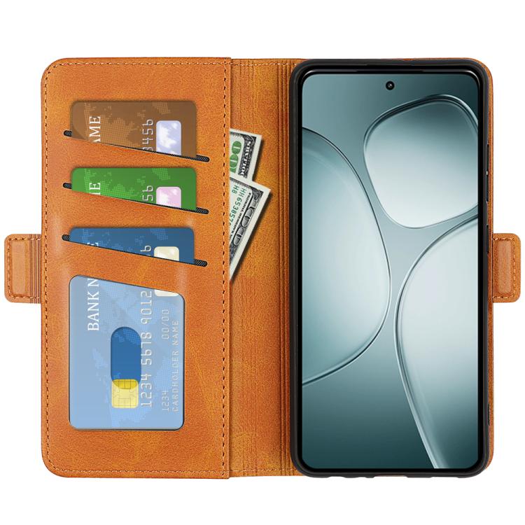 For Xiaomi 14T Dual-side Magnetic Buckle Horizontal Flip Leather Phone Case