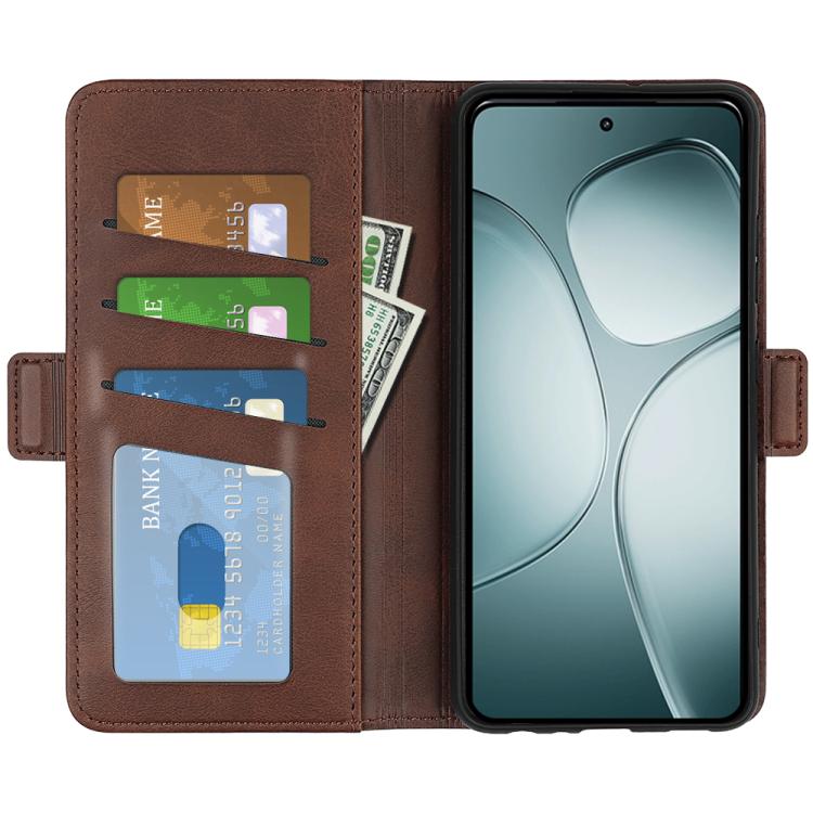 For Xiaomi 14T Dual-side Magnetic Buckle Horizontal Flip Leather Phone Case