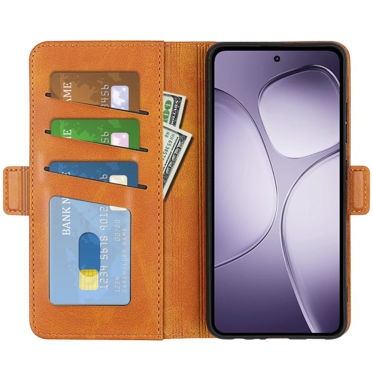 For Xiaomi 14T Pro Dual-side Magnetic Buckle Horizontal Flip Leather Phone Case