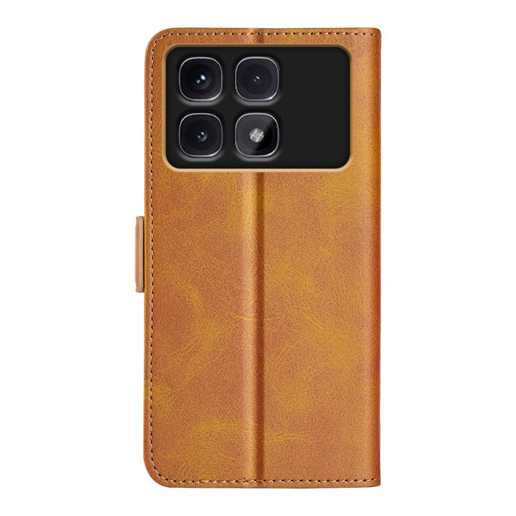 For Xiaomi Redmi K70 Ultra Dual-side Magnetic Buckle Horizontal Flip Leather Phone Case