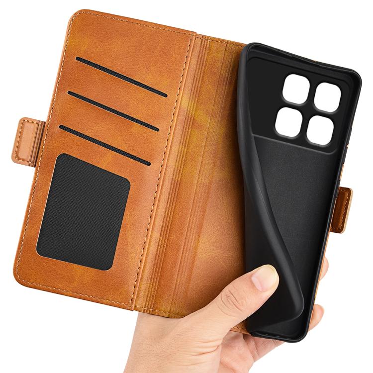 For Xiaomi Redmi K70 Ultra Dual-side Magnetic Buckle Horizontal Flip Leather Phone Case
