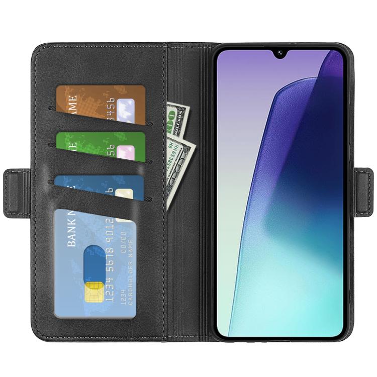 For Xiaomi Redmi 14C 4G Dual-side Magnetic Buckle Horizontal Flip Leather Phone Case