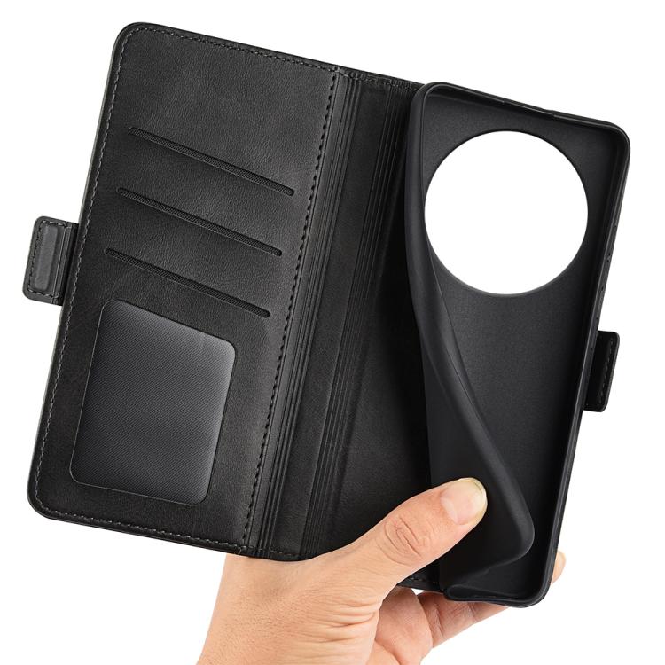 For Xiaomi Redmi 14C 4G Dual-side Magnetic Buckle Horizontal Flip Leather Phone Case