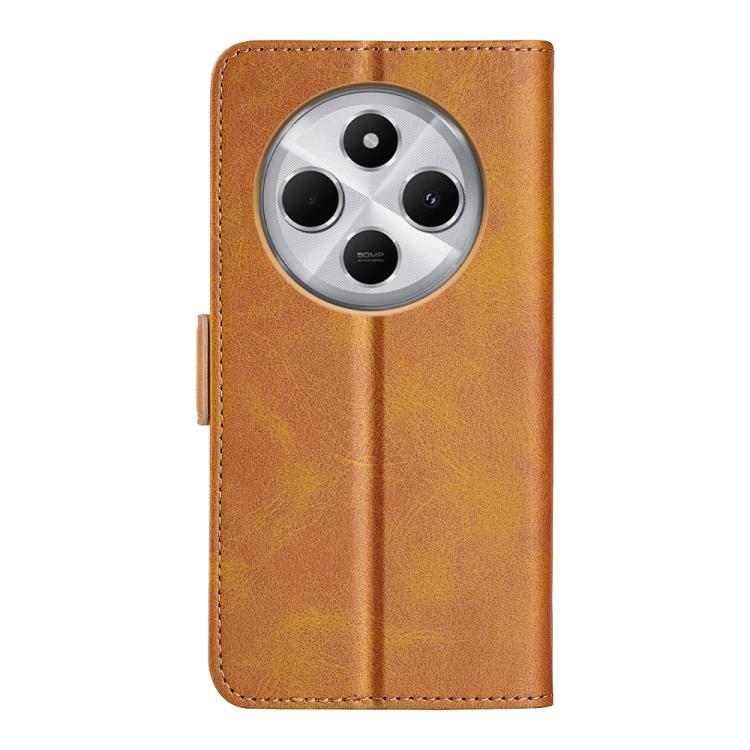 For Xiaomi Redmi 14C 4G Dual-side Magnetic Buckle Horizontal Flip Leather Phone Case