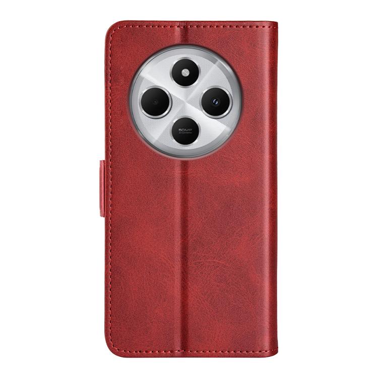 For Xiaomi Redmi 14C 4G Dual-side Magnetic Buckle Horizontal Flip Leather Phone Case