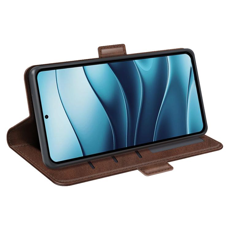 For Xiaomi Redmi Note 14 5G Dual-side Magnetic Buckle Horizontal Flip Leather Phone Case