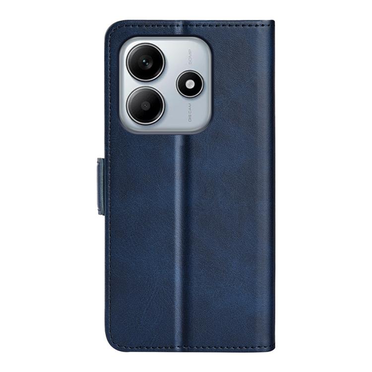For Xiaomi Redmi Note 14 5G Dual-side Magnetic Buckle Horizontal Flip Leather Phone Case